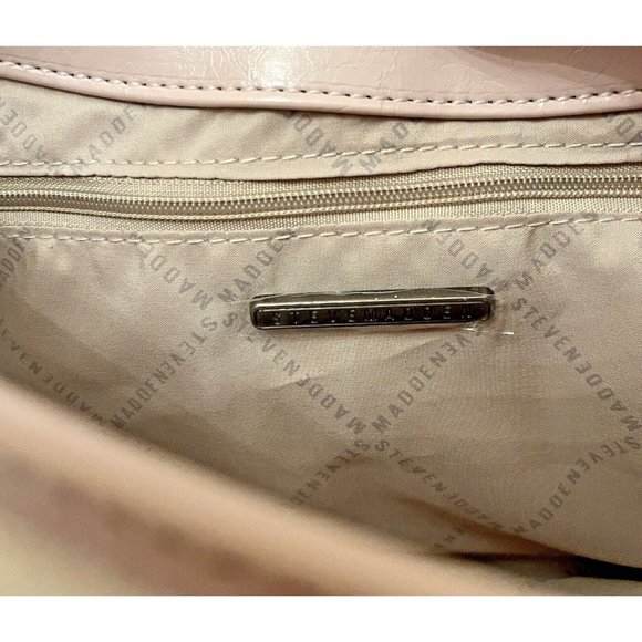 STEVE MADDEN BMARGY STUD MEDIUM SHOULDER HAND BAG PINK TIK TOK VIRAL TRENDING - Picture 7 of 8